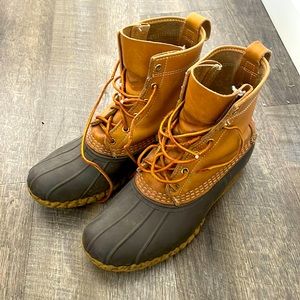 L.L. Bean duck boots size 9/9.5 handmade in Maine LLBean